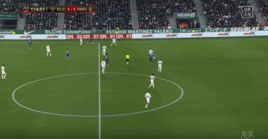 巴萨连续39场西甲取得进球，为五大联赛现存最长纪录